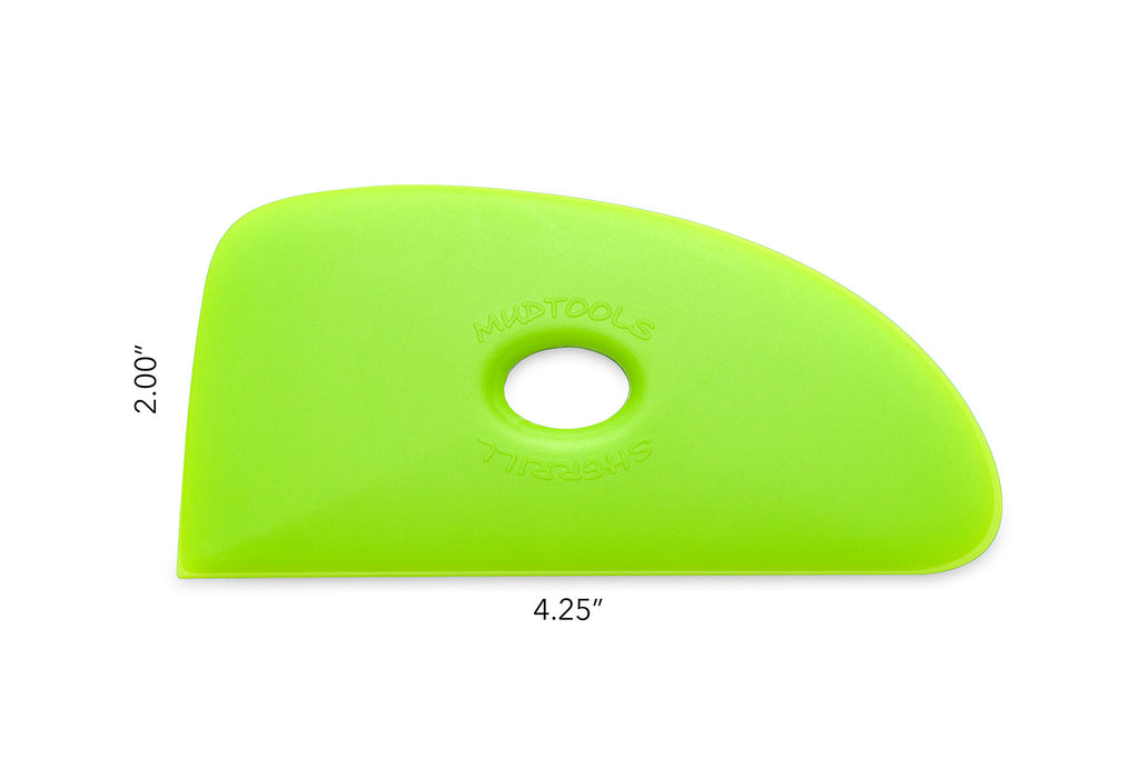 MUDTOOLS Polymer Rib - Shape 4 (With choices of flexibility) 刮片 - 4號