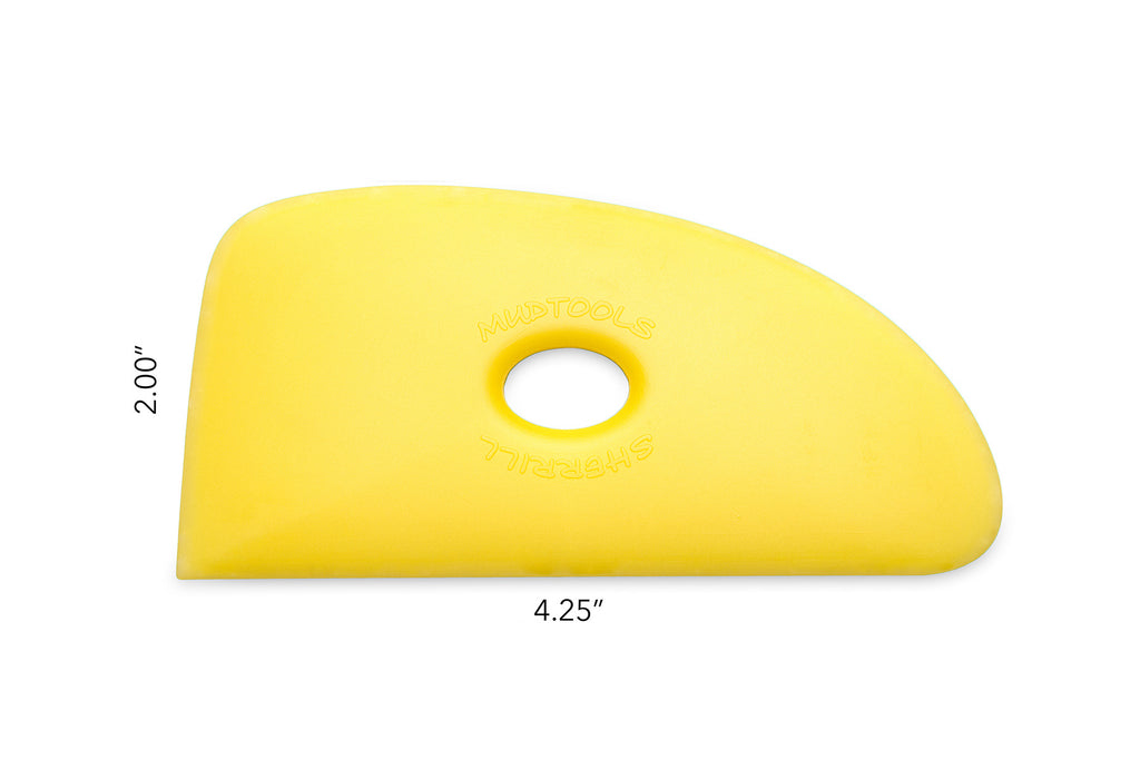 MUDTOOLS Polymer Rib - Shape 4 (With choices of flexibility) 刮片 - 4號
