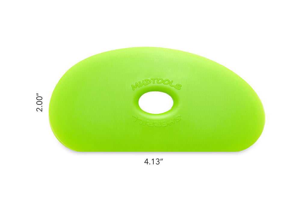 MUDTOOLS Polymer Rib - Shape 5 (With choices of flexibility) 刮片 - 5號