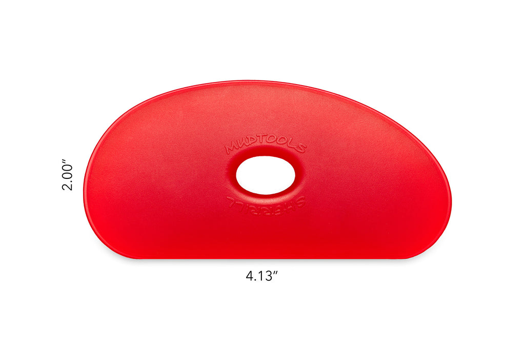 MUDTOOLS Polymer Rib - Shape 5 (With choices of flexibility) 刮片 - 5號