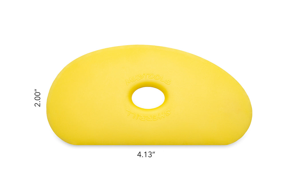 MUDTOOLS Polymer Rib - Shape 5 (With choices of flexibility) 刮片 - 5號
