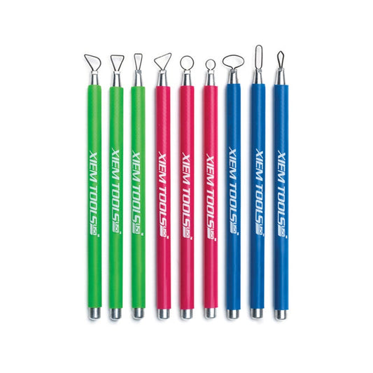 XIEM TOOLS MINI RIBBON SCULPTING TOOL 迷你片挖雕刻工具套裝 (一組9件)