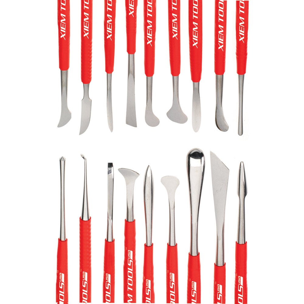XIEM TOOLS Modeling & Carving Tools 9pcs 塑形及雕刻工具套裝 (一組9件)