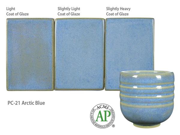 AMACO Potter's Choice - PC-21 Arctic Blue (16oz)