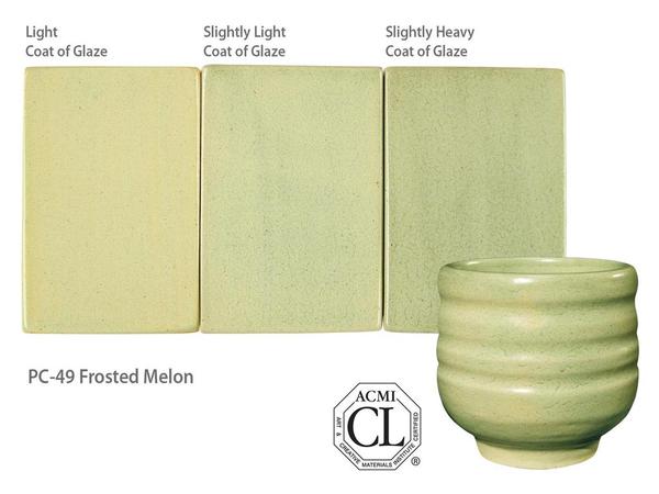 AMACO Potter's Choice - PC-49 Frosted Melon  (16oz)