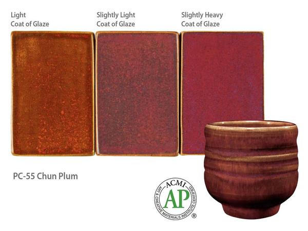 AMACO Potter's Choice - PC-55 Chun Plum (16oz)
