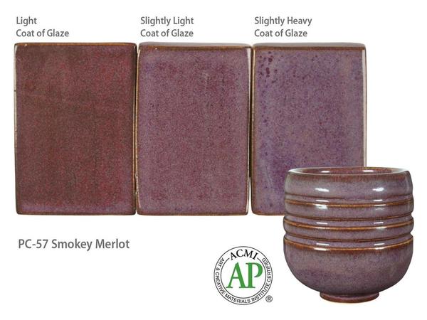 AMACO Potter's Choice - PC-57 Smokey Merlot  (16oz)