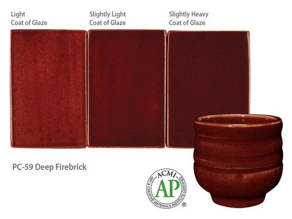 AMACO Potter's Choice - PC-59 Deep Firebrick (16oz)