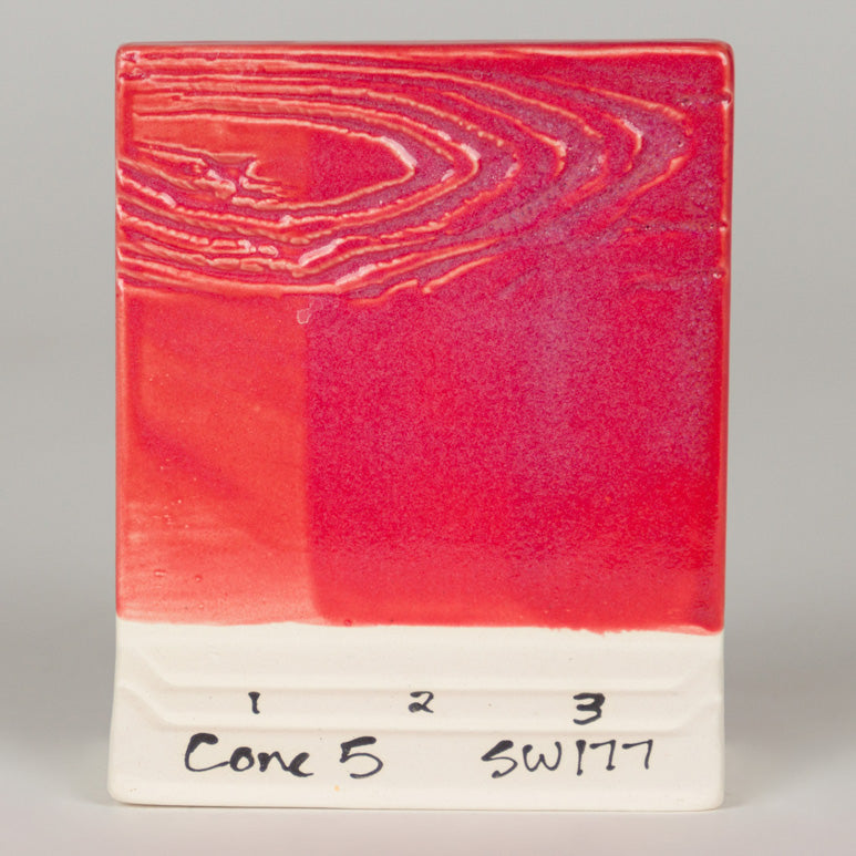 MAYCO Stoneware Classic Glaze - SW-177 Raspberry Mist - 迷霧紅桑子 (16oz)