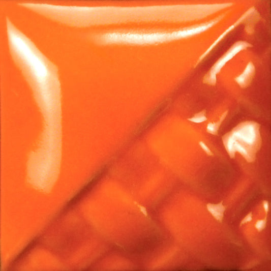 MAYCO Stoneware Gloss Glaze - SW-503 Orange Gloss - 亮澤橙 (16oz)
