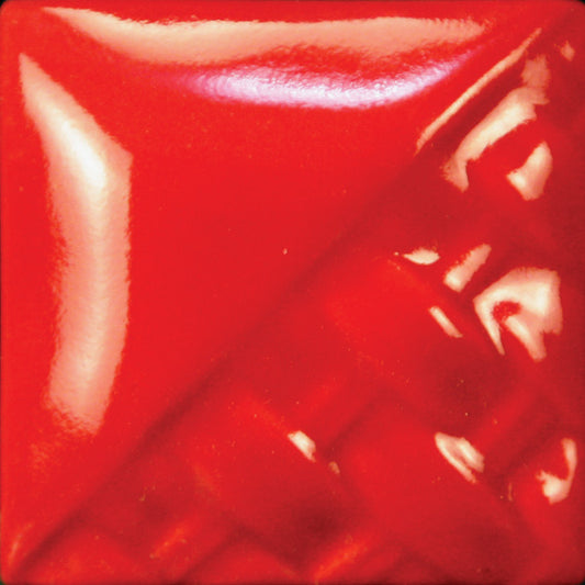 MAYCO Stoneware Gloss Glaze - SW-504 Red Gloss - 亮澤紅 (16oz)