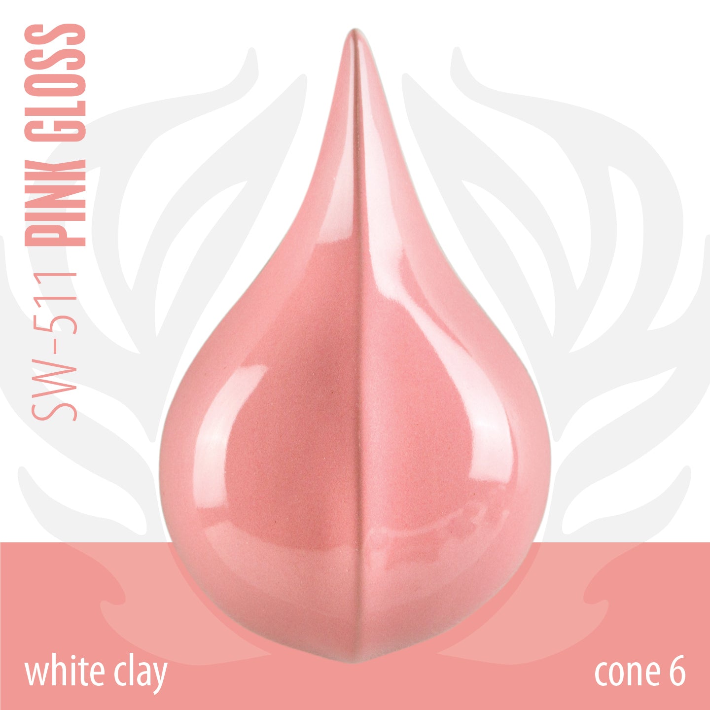 MAYCO Stoneware Gloss Glaze - SW-511 Pink Gloss - 亮澤粉紅 (16oz)