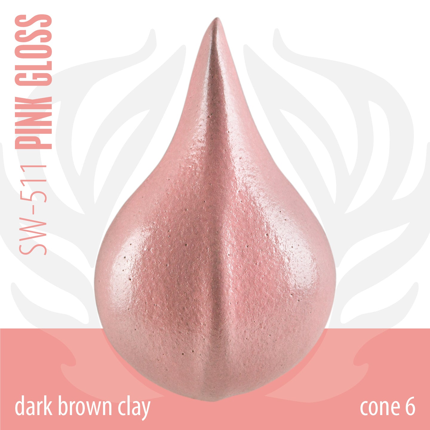 MAYCO Stoneware Gloss Glaze - SW-511 Pink Gloss - 亮澤粉紅 (16oz)